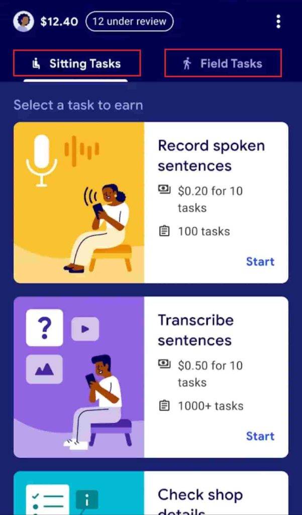 See the interface of Task Mate App