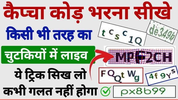 कैप्चा कोड कैसे काम करता है