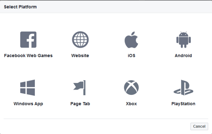 प्लेटफ़ॉर्म का चयन करें